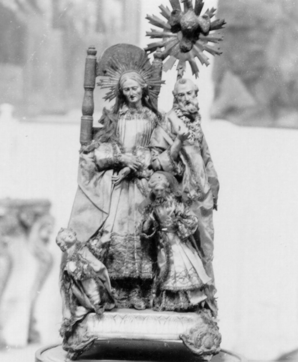 Sacra Famiglia (statuetta devozionale, serie) - bottega napoletana (fine sec. XVIII)