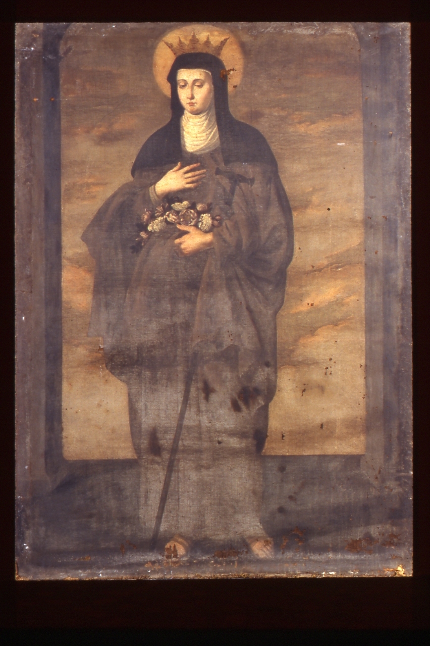 Sant'Elisabetta di Turingia regina d'Ungheria (dipinto) di Marullo Giuseppe (ultimo quarto sec. XVII)