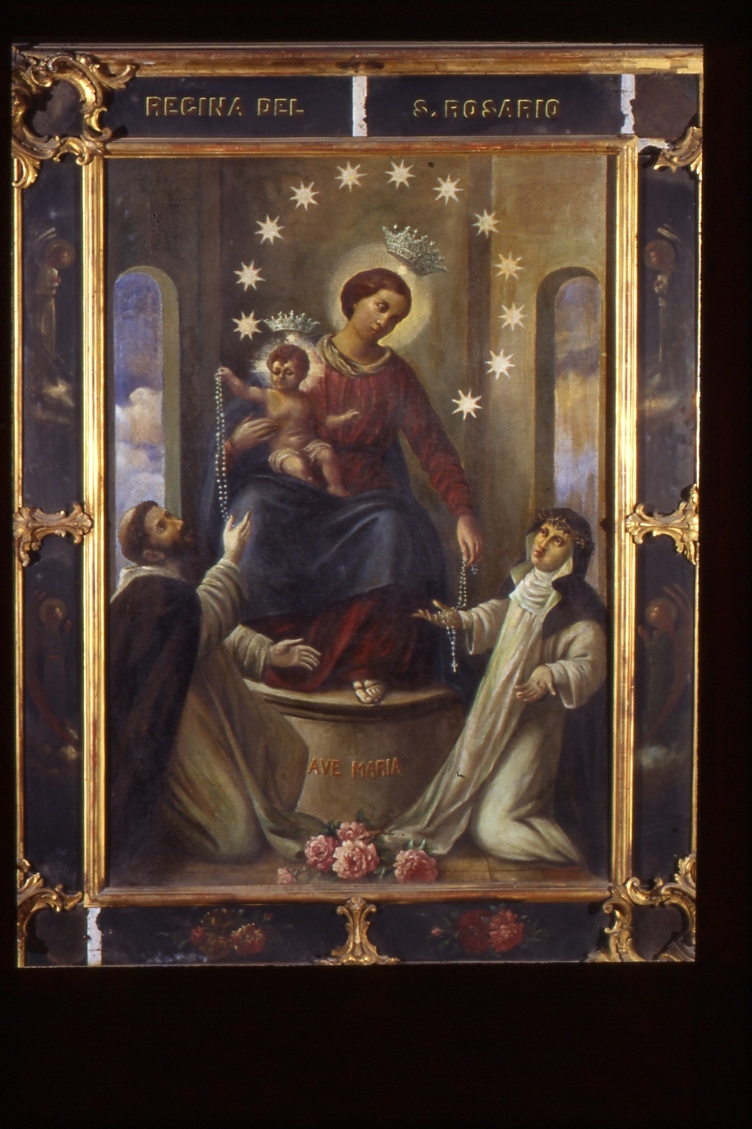 Madonna del Rosario (dipinto) - ambito napoletano (seconda metà sec. XIX)