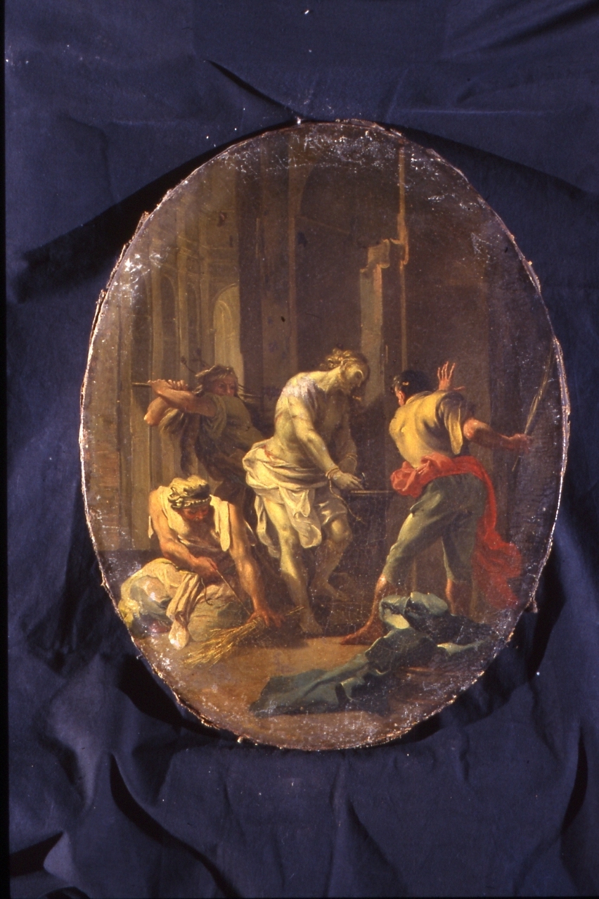 flagellazione di Cristo (dipinto) di Vaccaro Domenico Antonio (secondo quarto sec. XVIII)