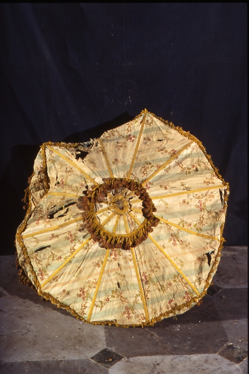 ombrellino processionale - manifattura napoletana (ultimo quarto sec. XIX)
