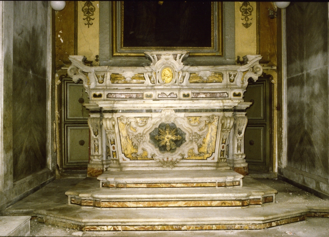 altare maggiore - bottega napoletana (seconda metà sec. XVII)