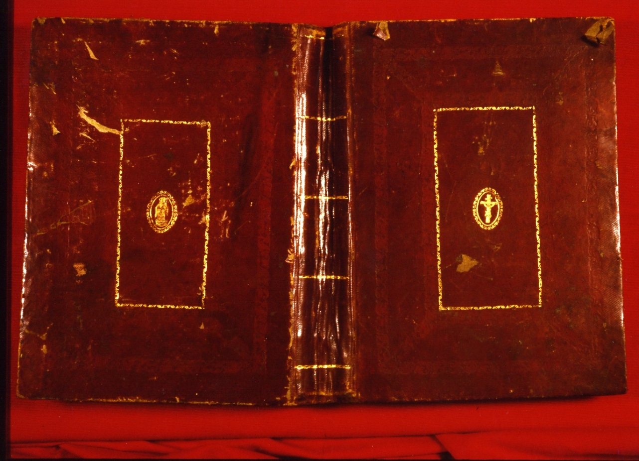 coperta di libro liturgico - bottega napoletana (seconda metà sec. XIX)