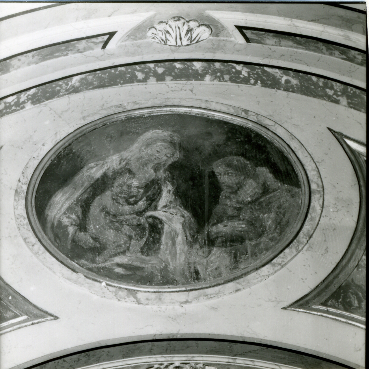 Madonna con Bambino e San Giuseppe (dipinto) - ambito napoletano (fine sec. XVIII)