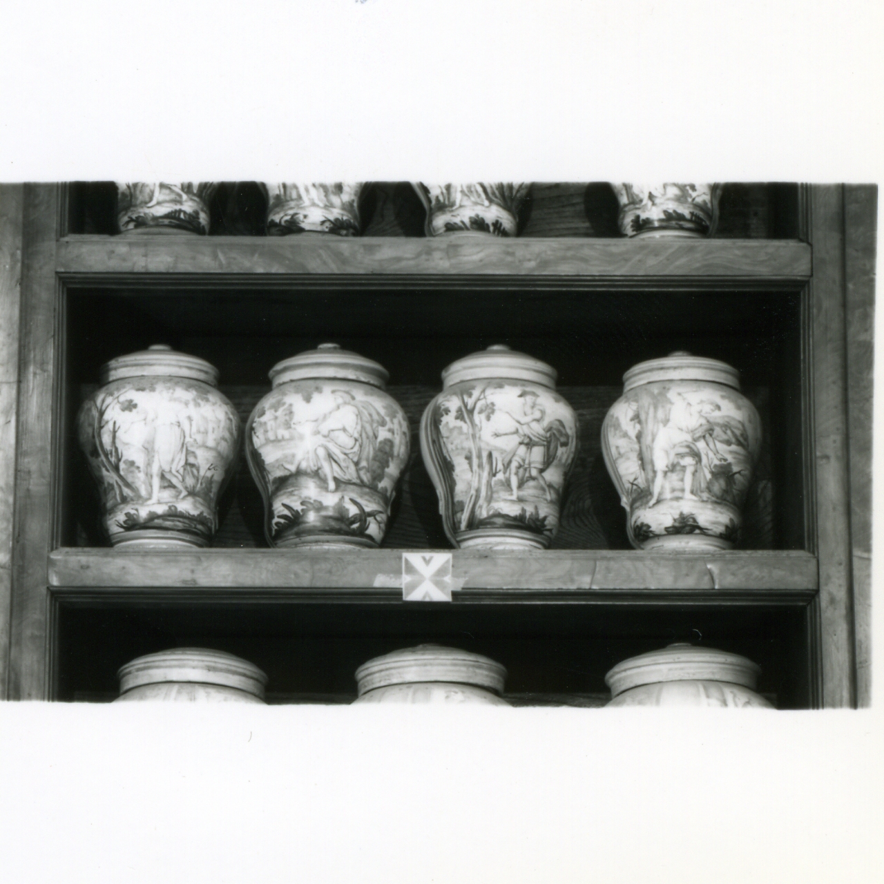 vaso da farmacia, serie di Massa Donato (e aiuti) (metà sec. XVIII)