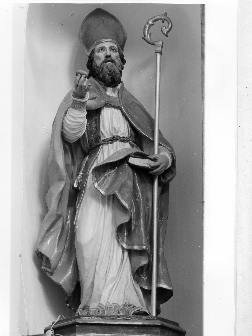 San Liborio Vescovo (statua) - ambito campano (prima metà sec. XVIII)