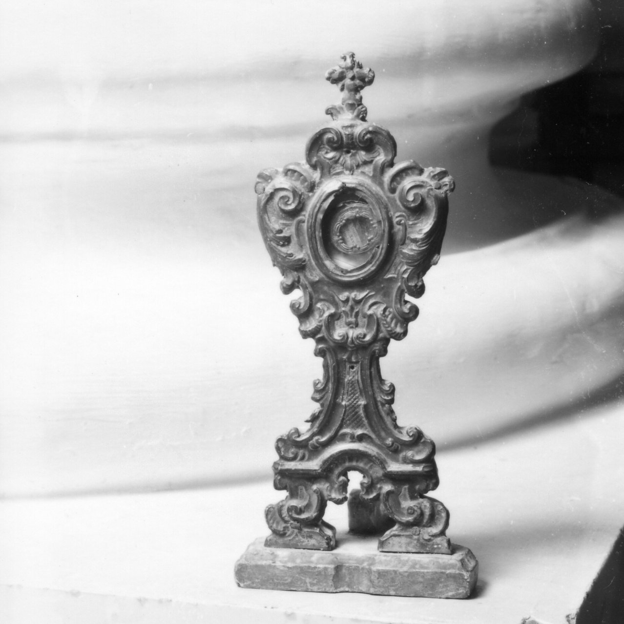 reliquiario - a ostensorio - ambito campano (prima metà sec. XIX)