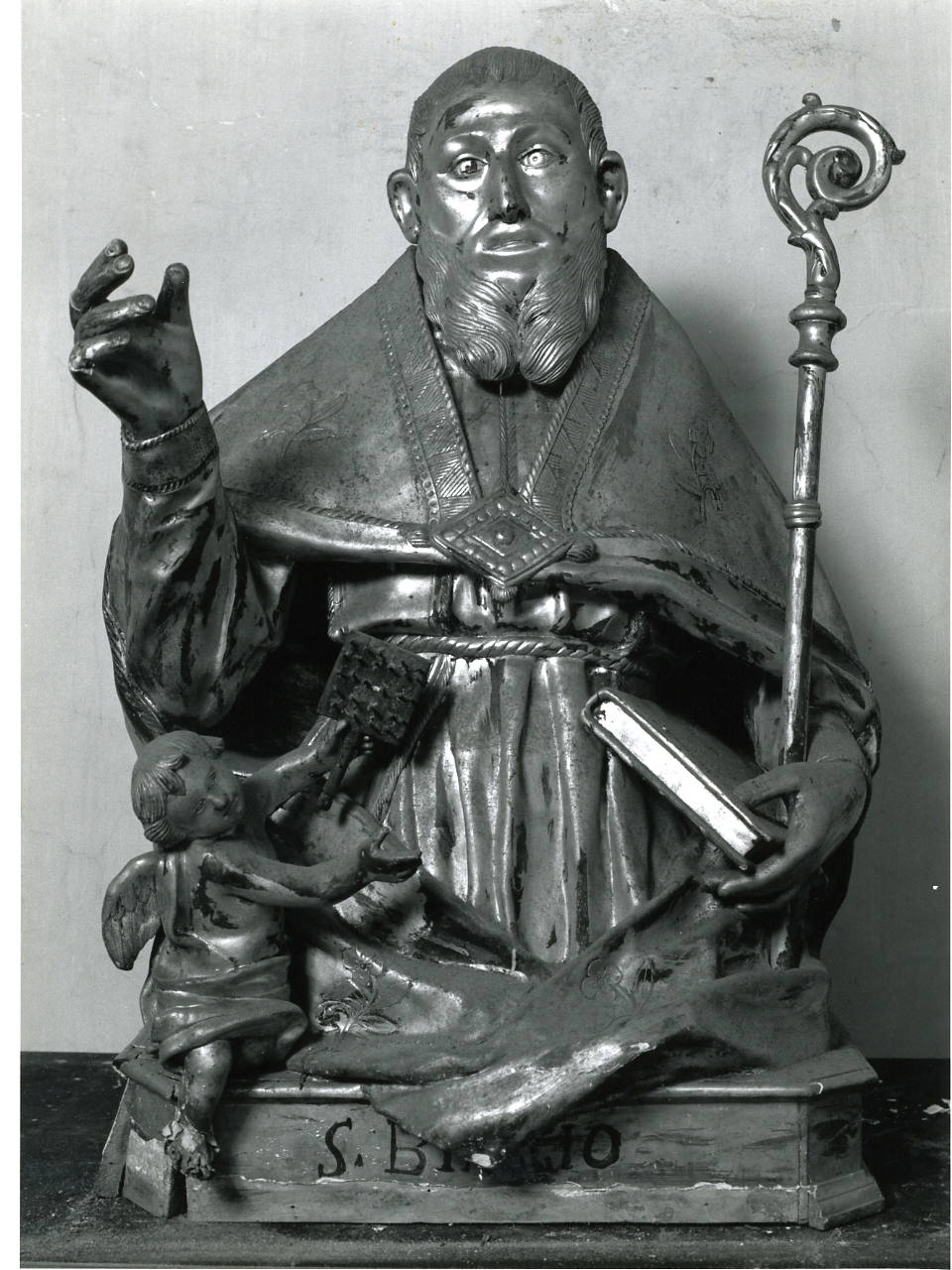 San Biagio (busto) - ambito napoletano (prima metà sec. XIX)