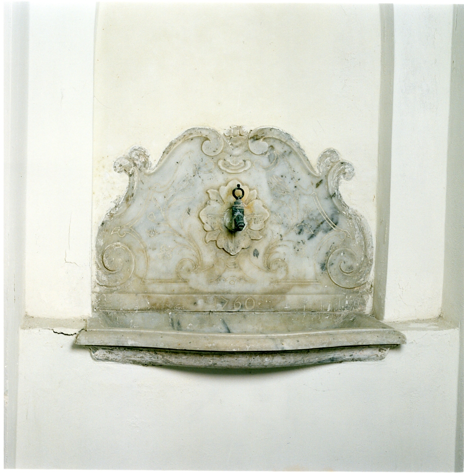 lavabo da sacrestia - bottega napoletana (sec. XVIII)