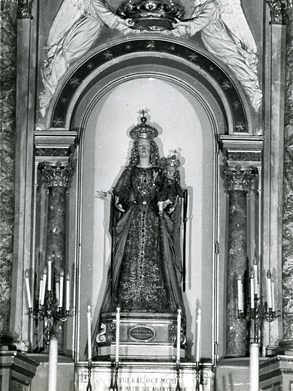 Madonna della Cintola (statua) - bottega napoletana (seconda metà sec. XVIII)