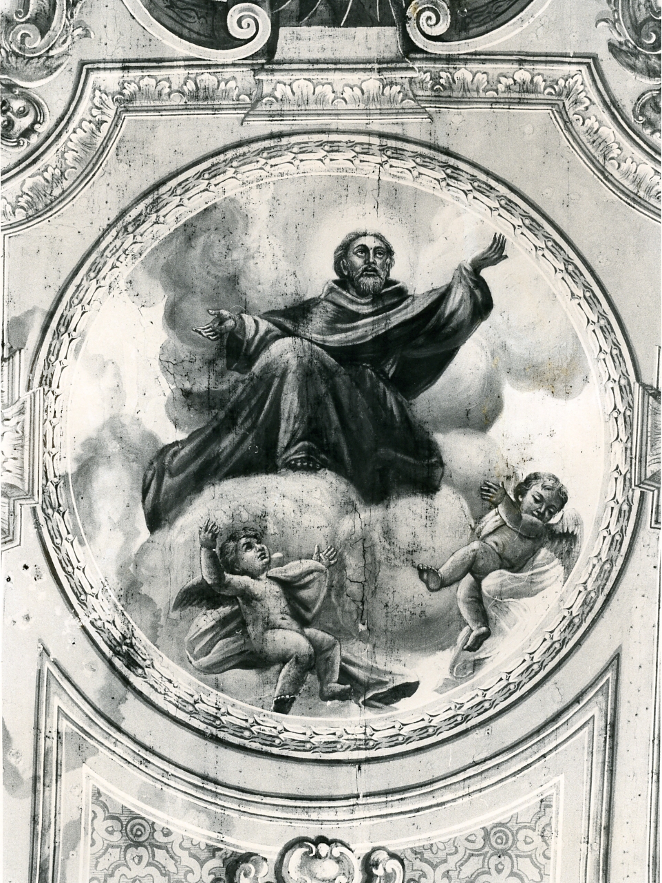 Santo francescano (dipinto, elemento d'insieme) - ambito napoletano (metà sec. XVIII)