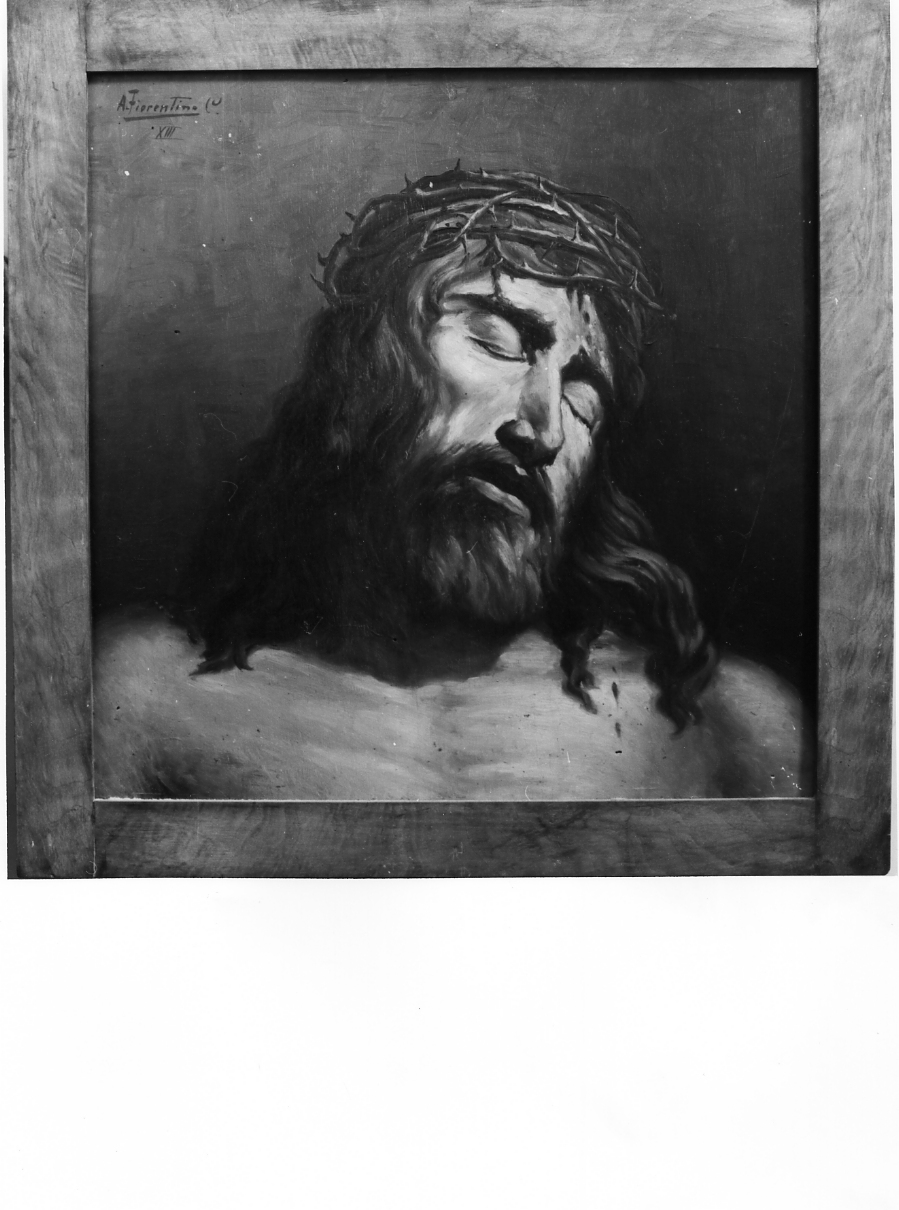 Cristo (dipinto) di Fiorentino Antonino (fine sec. XIX)