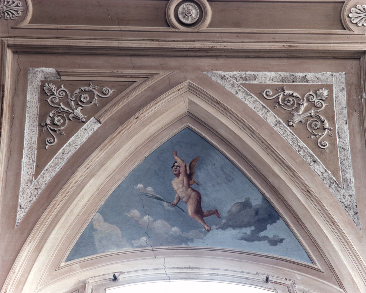 angelo (dipinto, elemento d'insieme) di Simonetti Alfonso (sec. XIX)