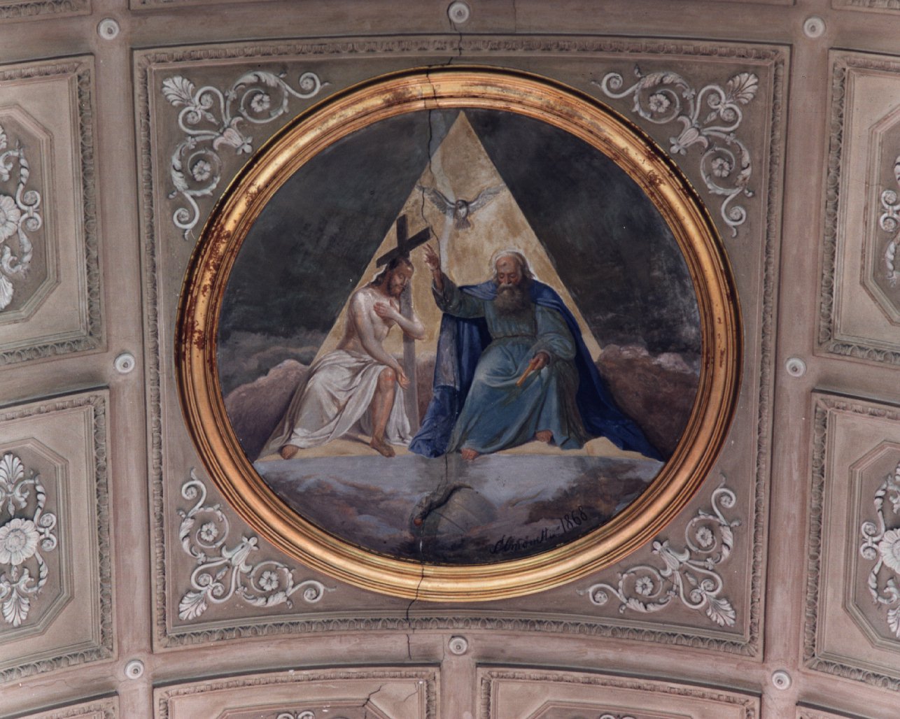Trinità (dipinto) di Simonetti Alfonso (sec. XIX)