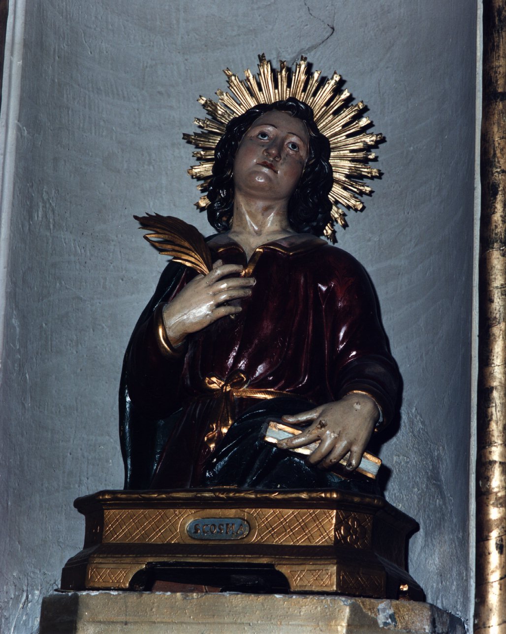 San Cosma (busto) - bottega napoletana (seconda metà sec. XVII)