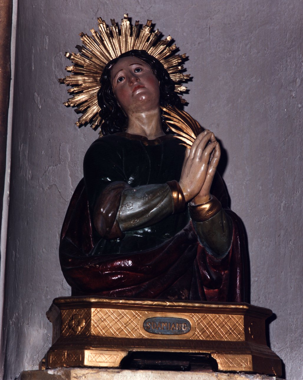 San Damiano (busto) - bottega napoletana (seconda metà sec. XVII)