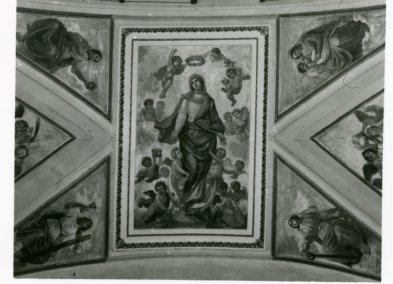 Immacolata Concezione (decorazione pittorica) di Fiorentino Antonino (seconda metà sec. XIX)