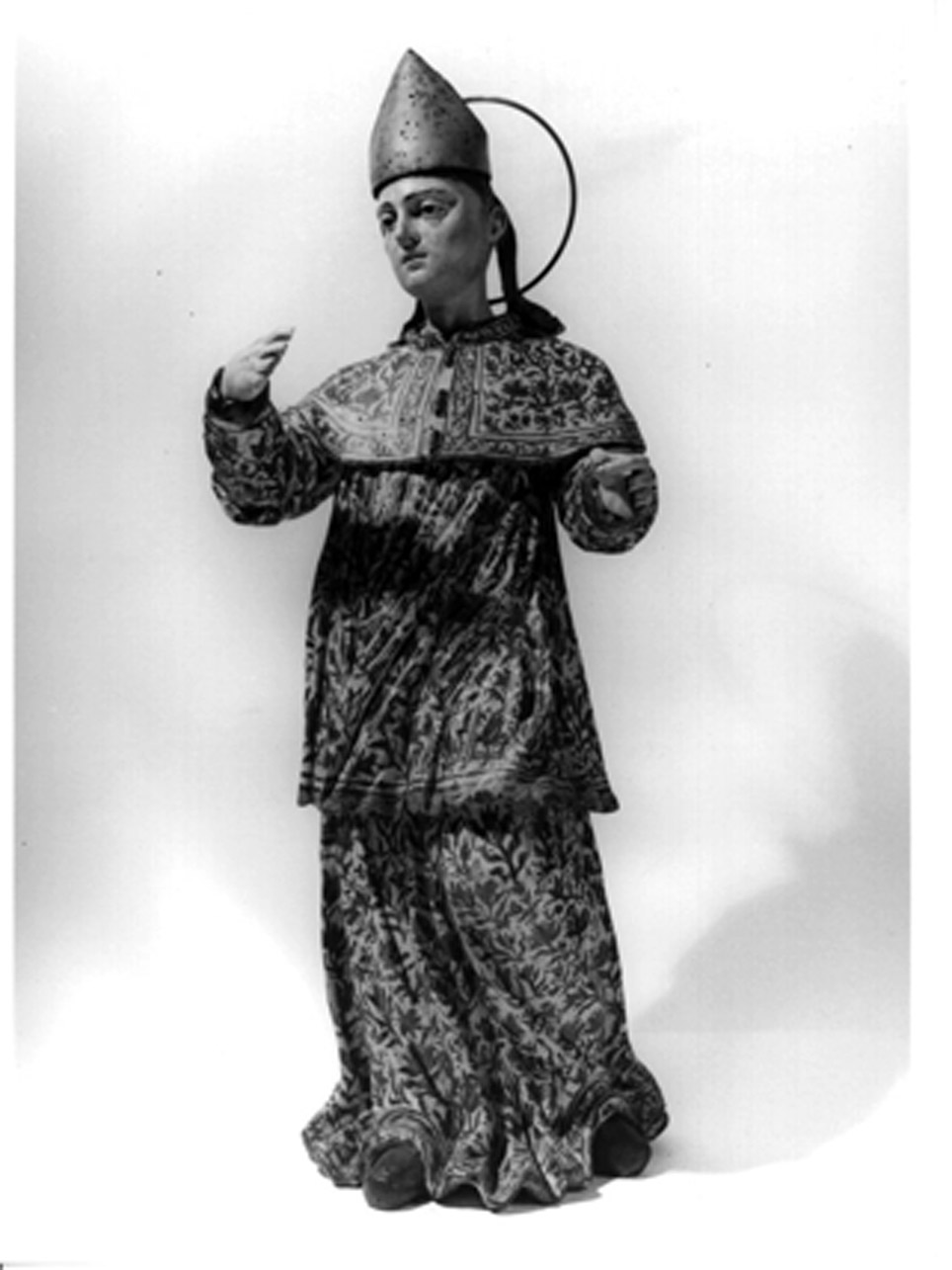 Santo Olivetano (statuetta) - bottega napoletana (sec. XVII)