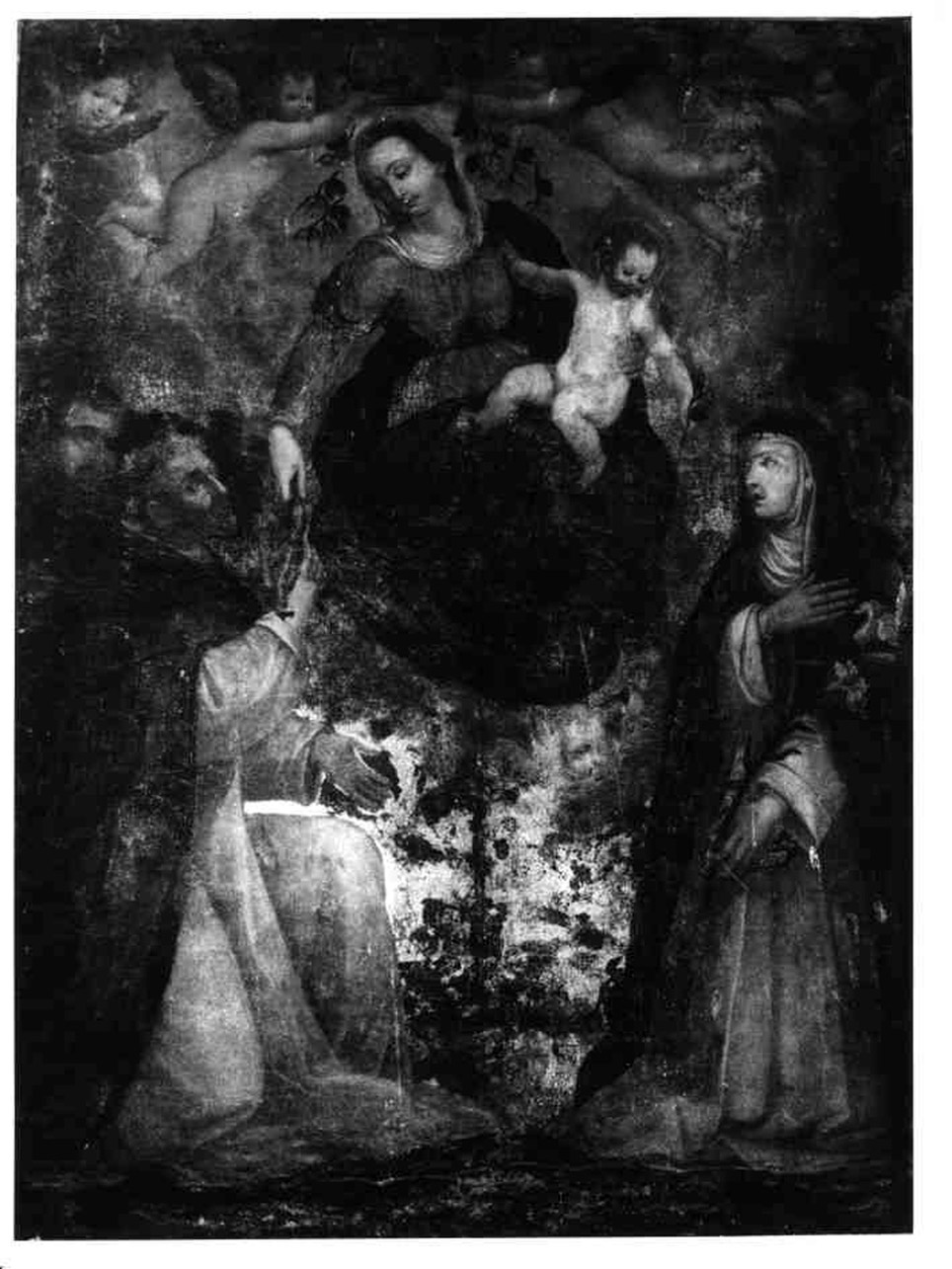 Madonna del Rosario (dipinto) - ambito napoletano (inizio sec. XVII)