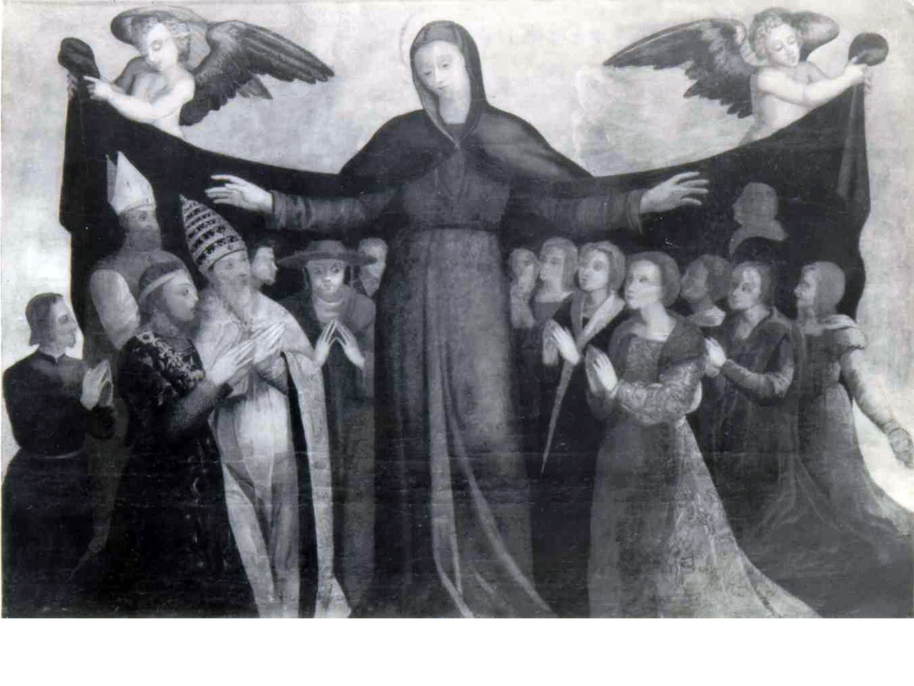 Madonna della Misericordia (dipinto) - ambito napoletano (inizio sec. XVI)