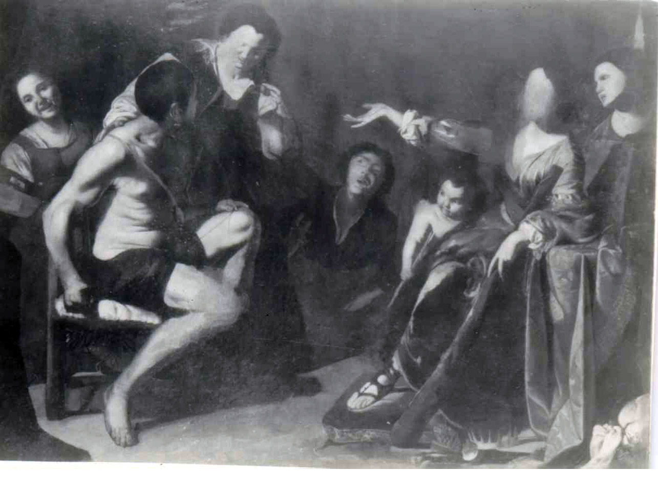 Ercole tra le figlie di Onfale (dipinto) - ambito napoletano (metà sec. XVII)