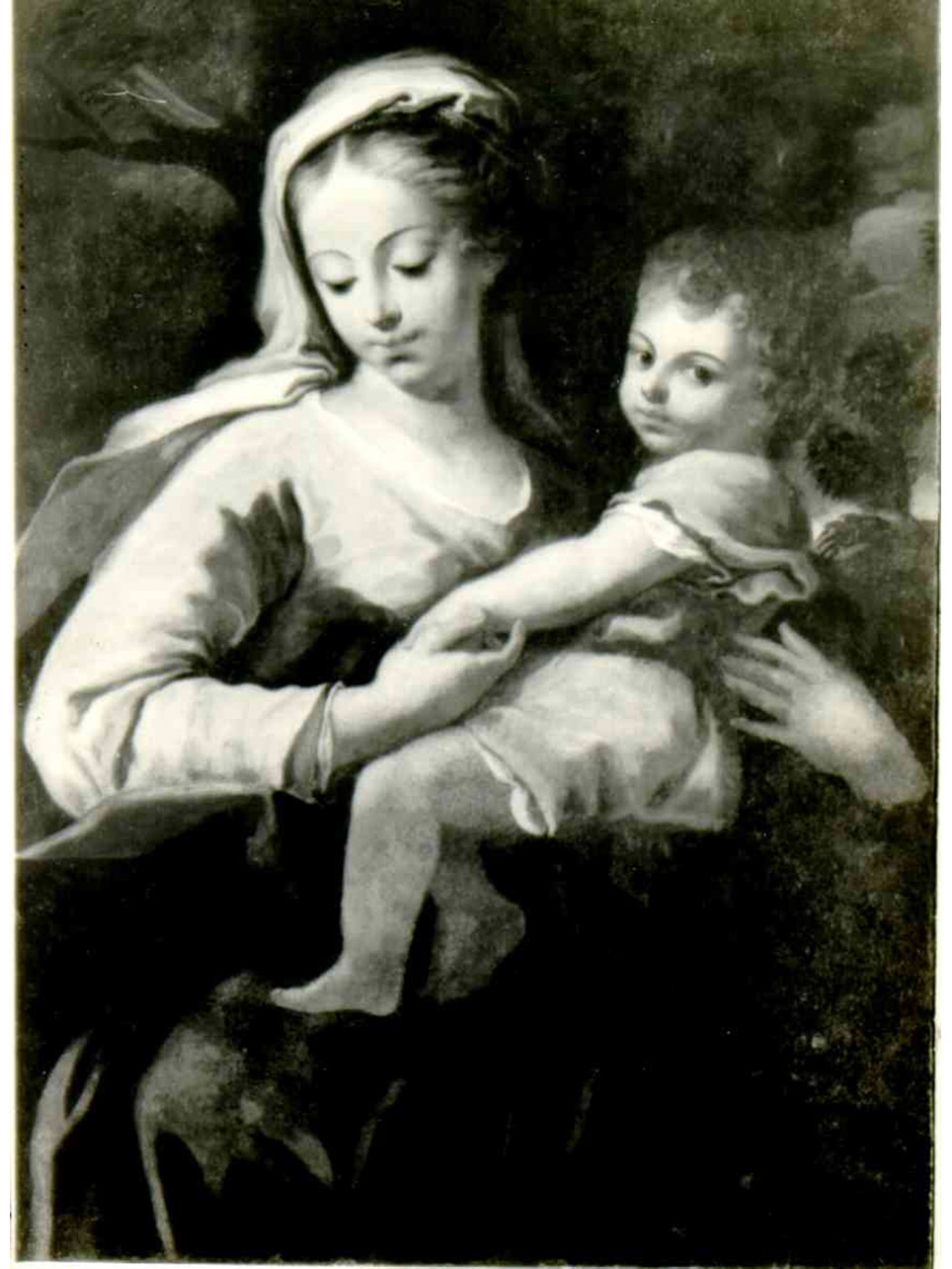 Madonna con Bambino (dipinto) - ambito napoletano (seconda metà sec. XVII)