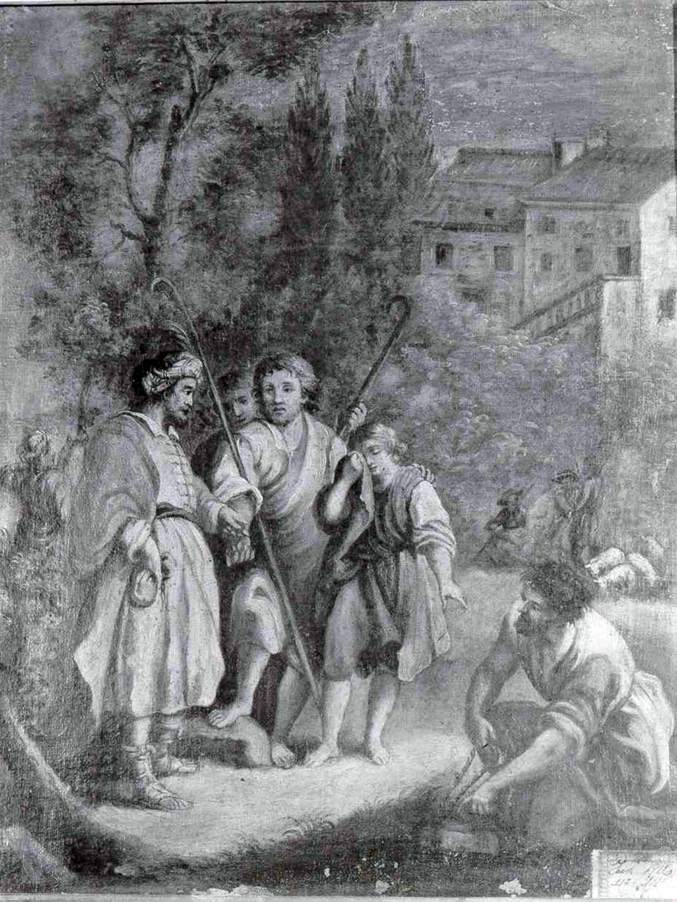 San Giuseppe venduto ai mercanti (dipinto) - ambito napoletano (seconda metà sec. XVIII)