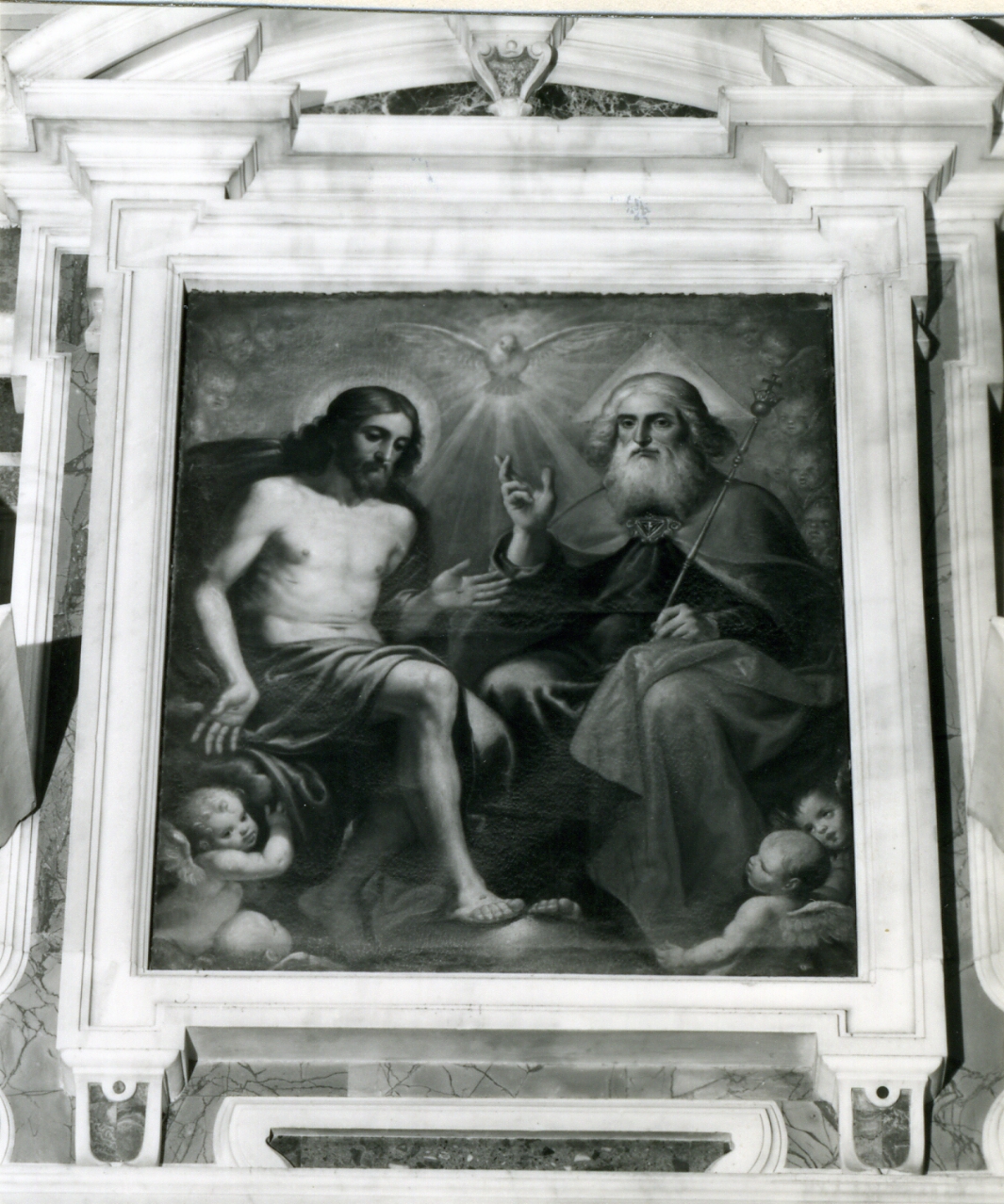 Trinità (dipinto) di Azzolino Giovanni Bernardino (sec. XVII)