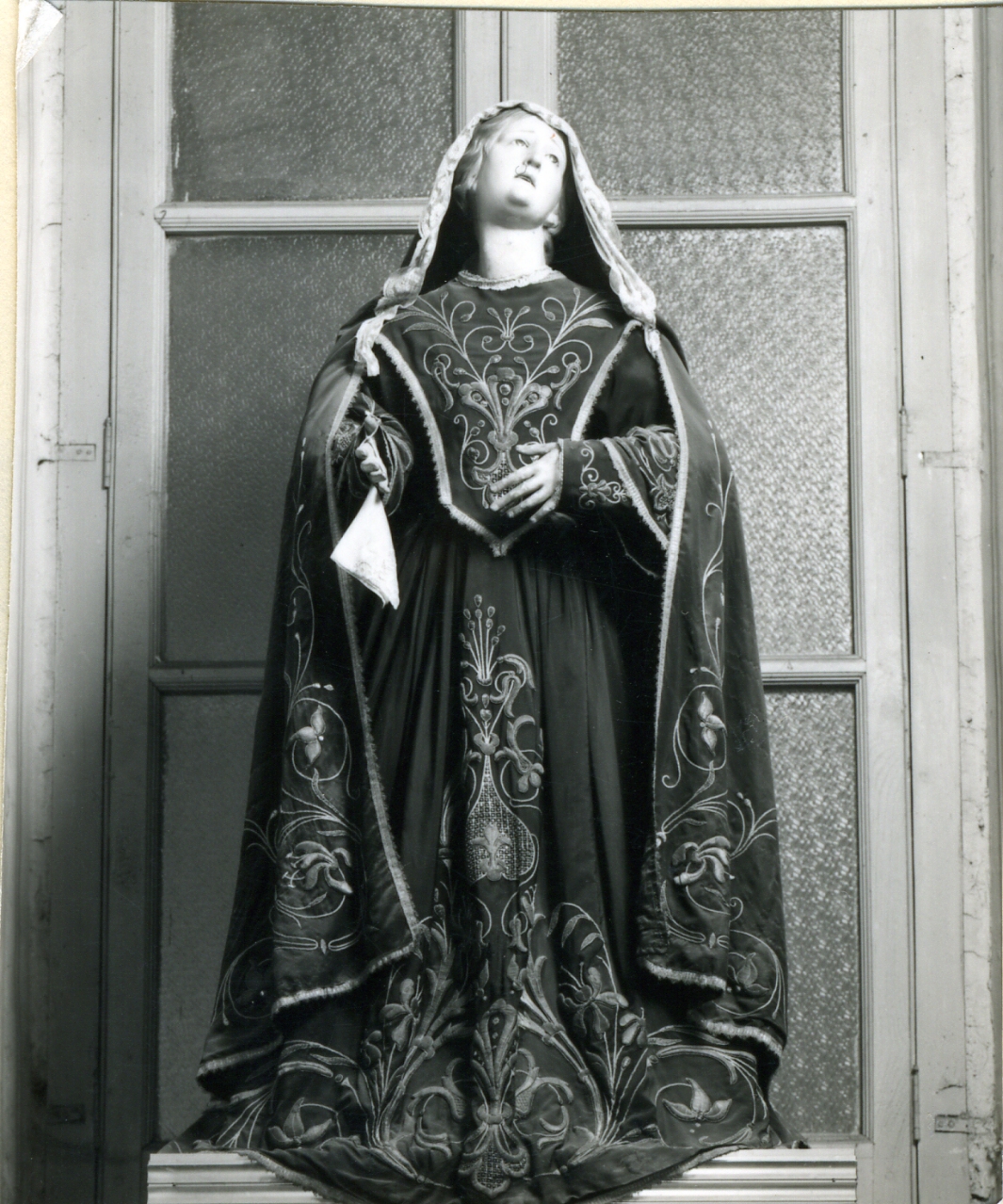 MADONNA ADDOLORATA (STATUA VESTITA) - AMBITO NAPOLETANO (Seconda metà sec. XIX)