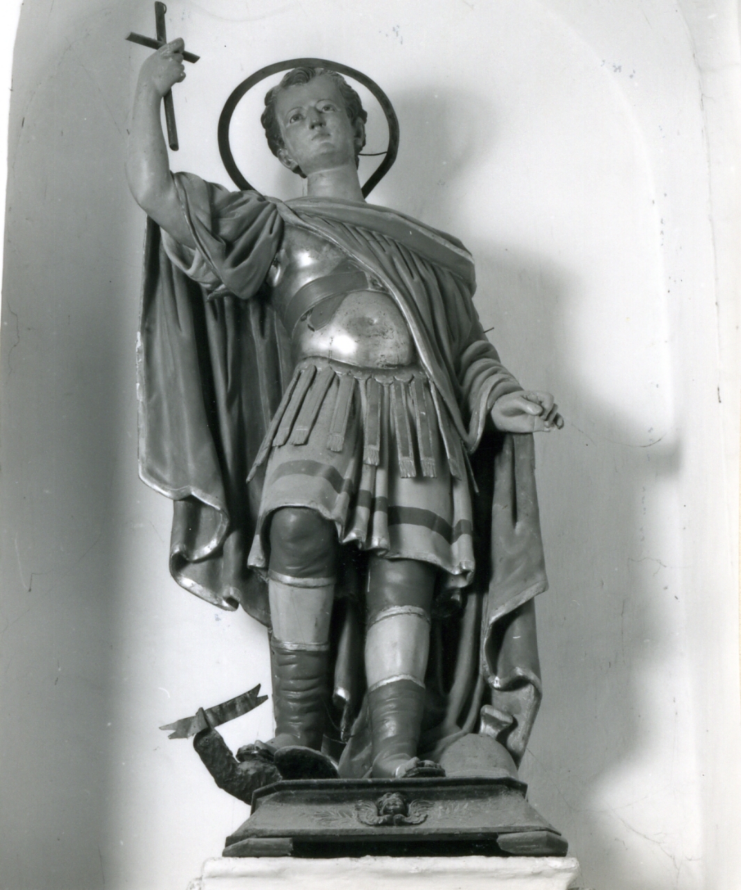 SANT'ESPEDITO (SCULTURA) - AMBITO NAPOLETANO (Prima metà sec. XIX)