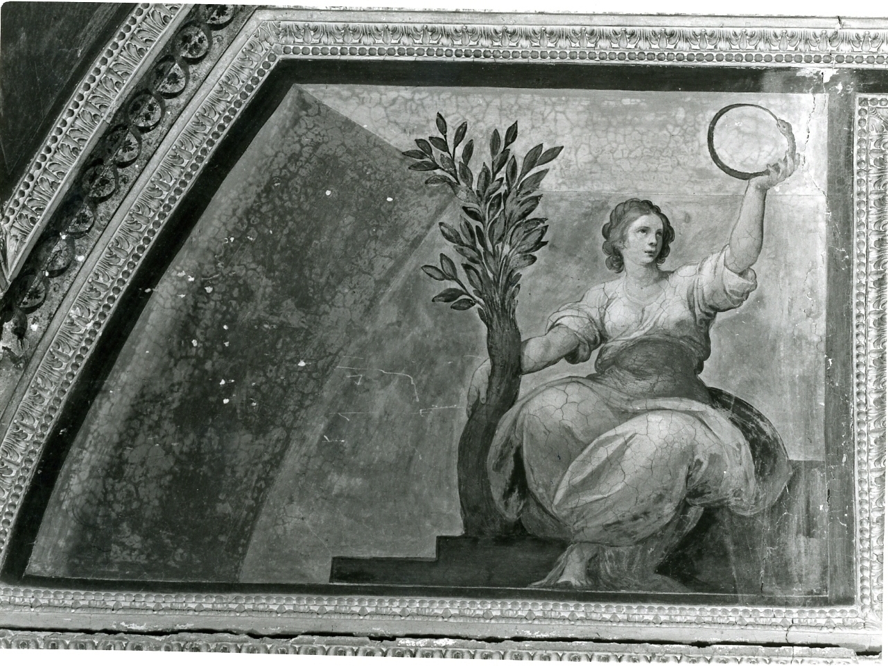 allegoria della Carità (dipinto, elemento d'insieme) di Corenzio Belisario (sec. XVII)