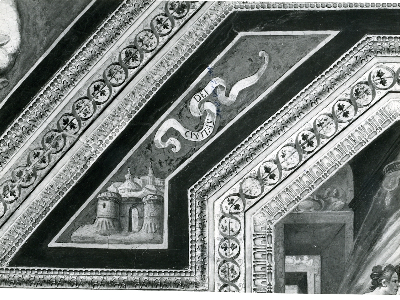 simboli mariani (dipinto, elemento d'insieme) di Corenzio Belisario (inizio sec. XVII)