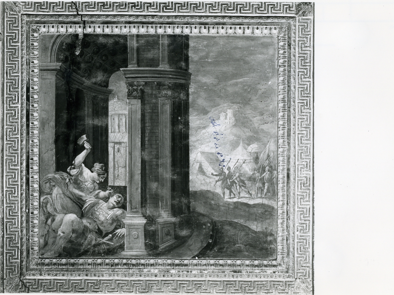 Sisara e Giaele (dipinto, elemento d'insieme) di Corenzio Belisario (sec. XVII)