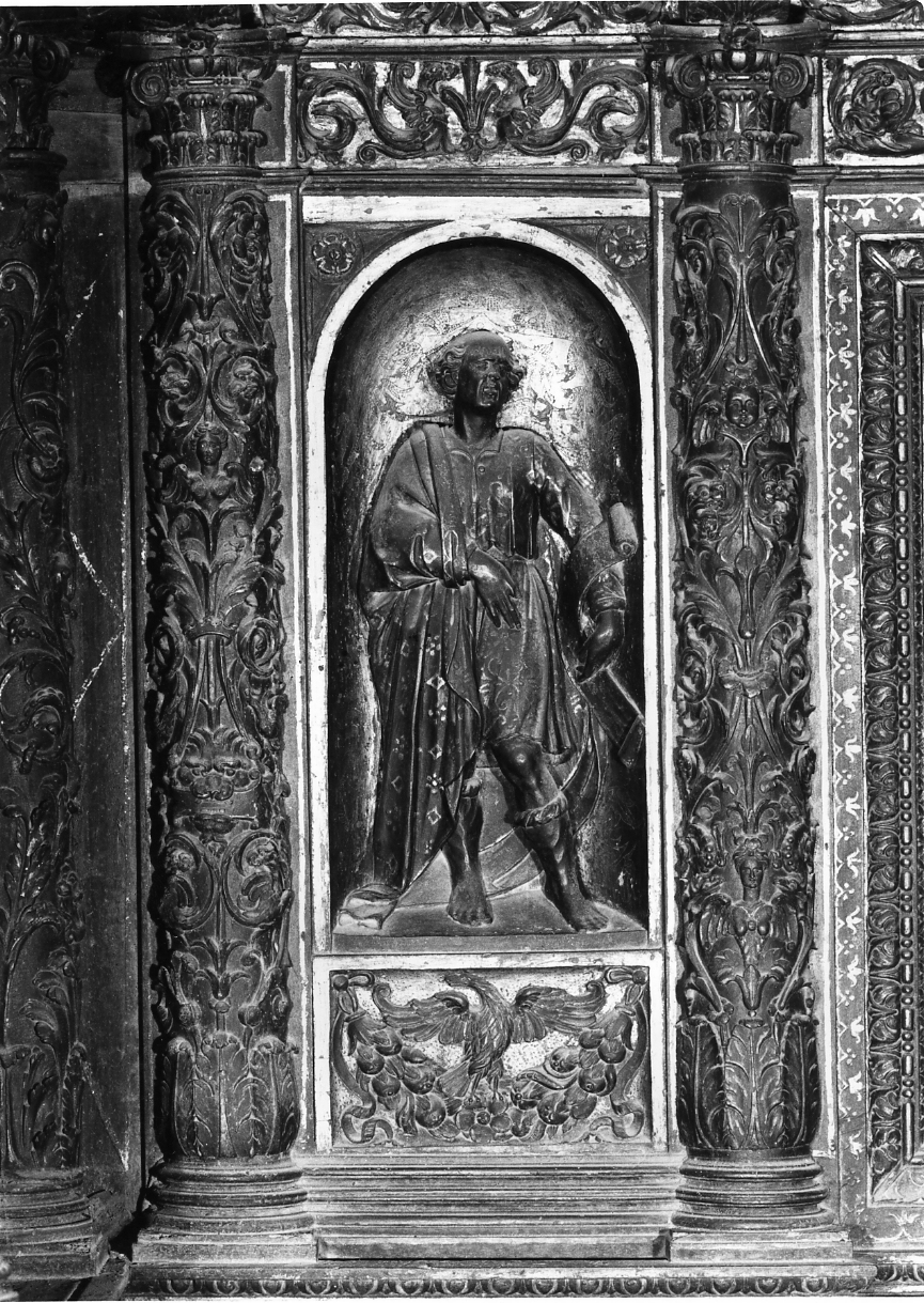 profeta (statuetta, elemento d'insieme) di Caccavello Salvatore (e aiuti) (sec. XVI)