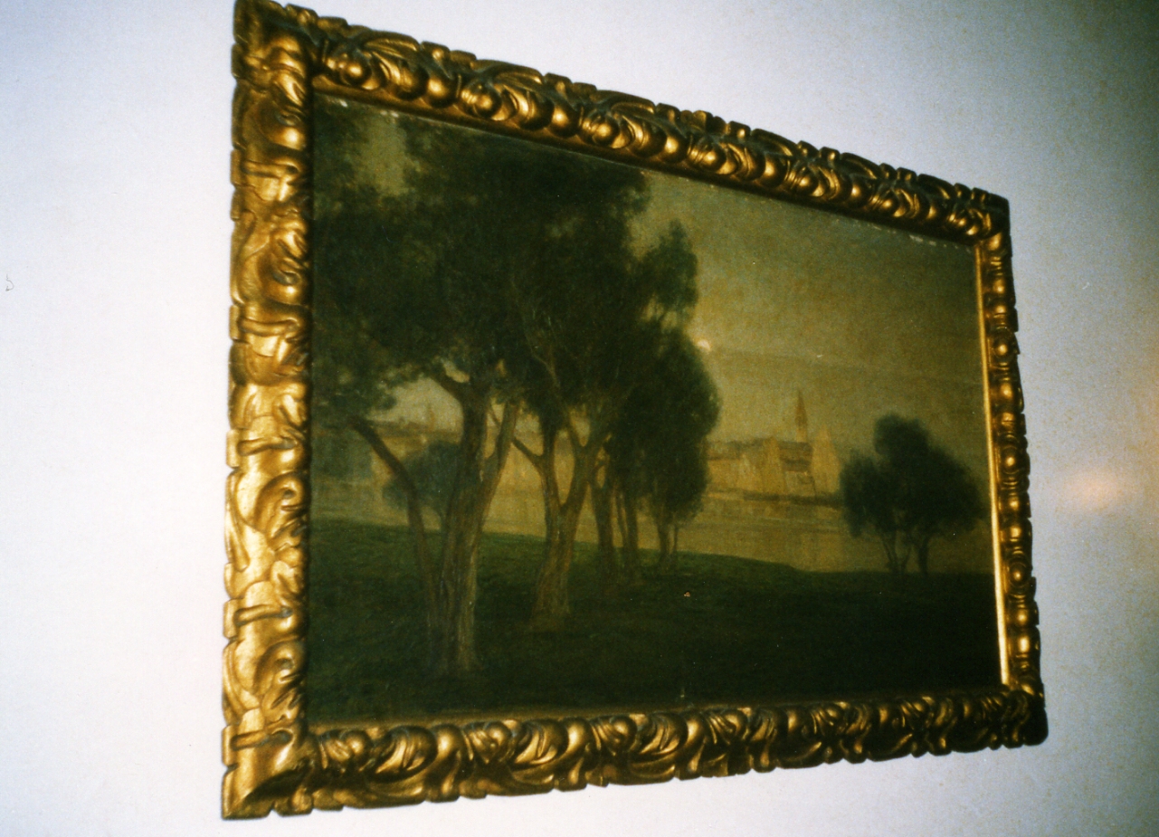 paesaggio (dipinto) di Fragiacomo Pietro (seconda metà sec. XIX)