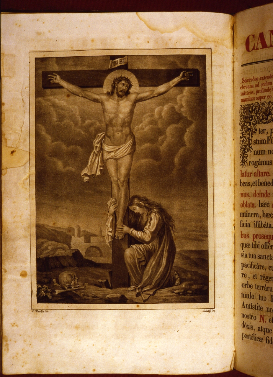 crocifissione (stampa) di Recchia Luigi (seconda metà sec. XIX)