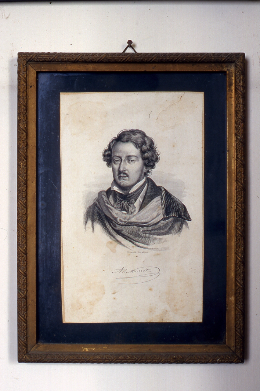 ritratto di Adolphe Nourrit (stampa) di Pisante Nourrit Adolphe (seconda metà sec. XIX)