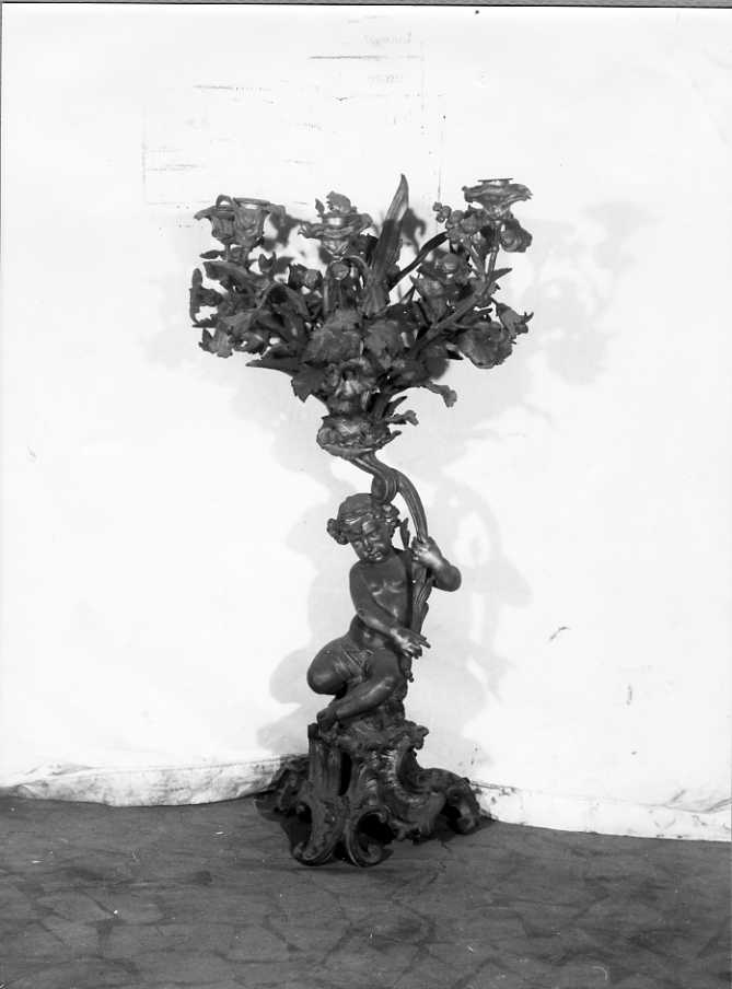 candelabro - bottega napoletana (sec. XIX)