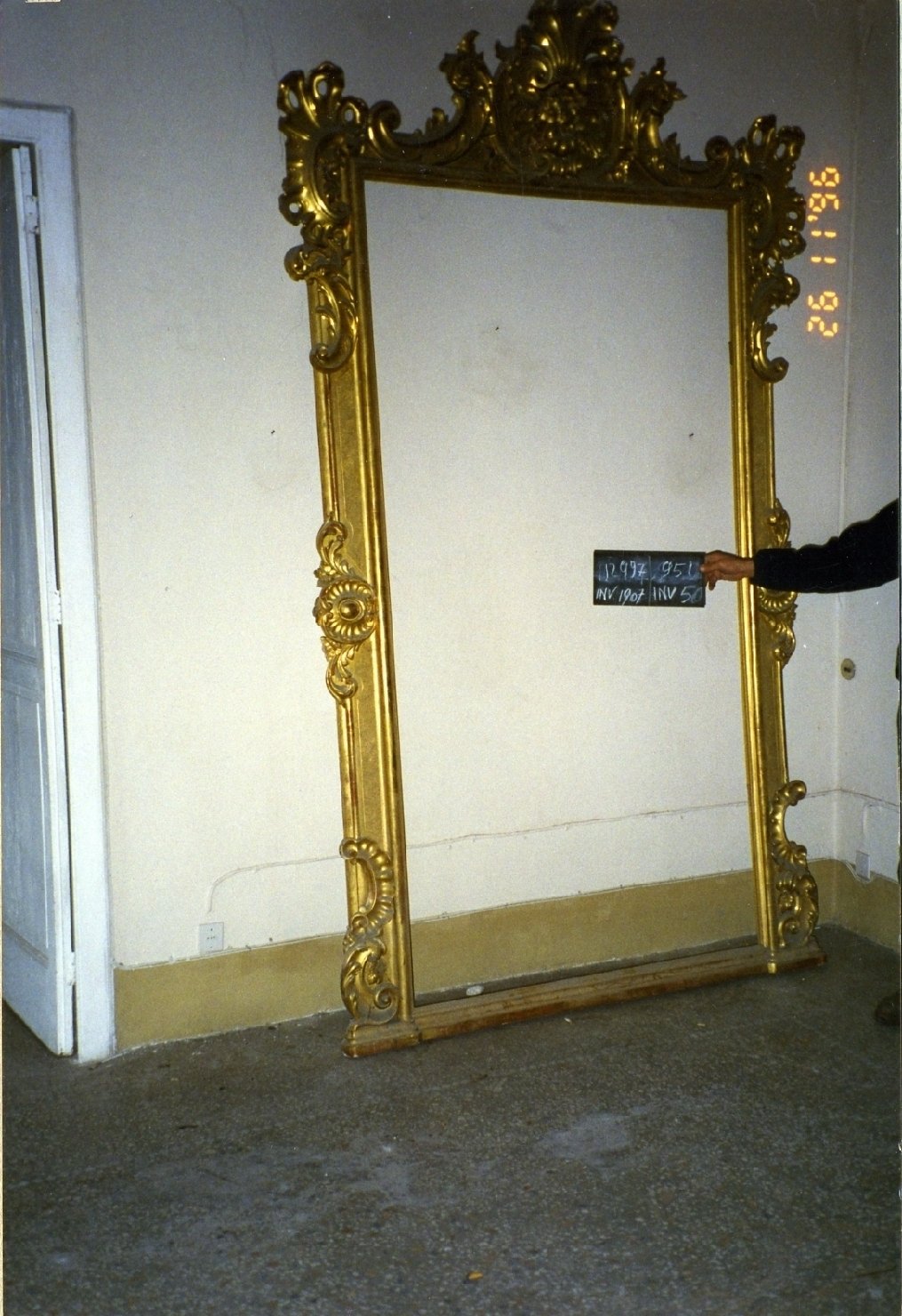 cornice di specchiera - bottega campana (sec. XIX)