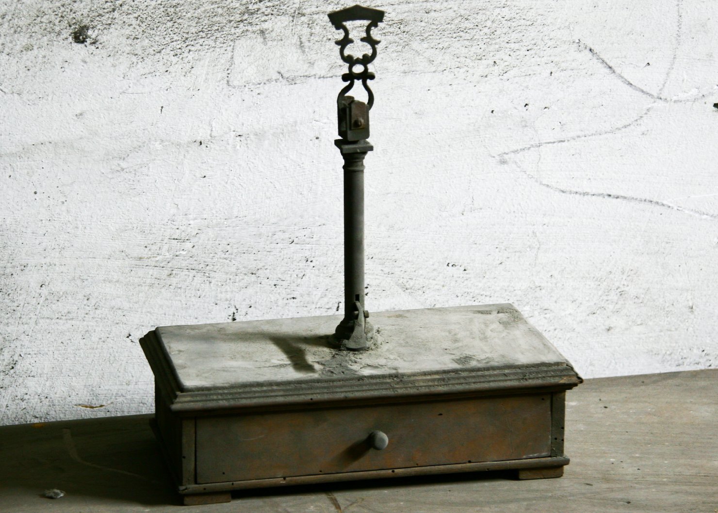 base di lampada - bottega campana (sec. XX)