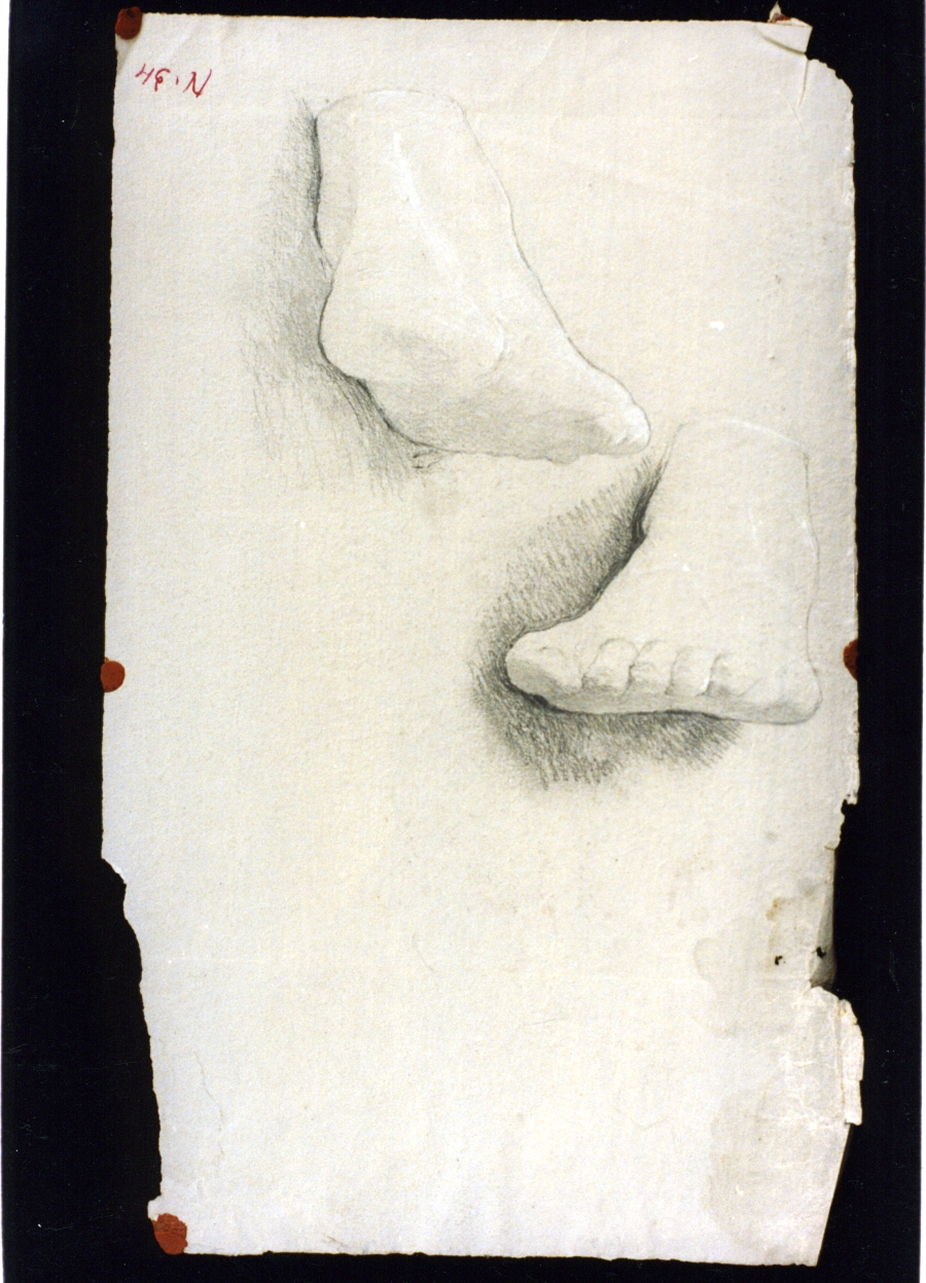 piedi (disegno) di Vetri Paolo (sec. XIX)