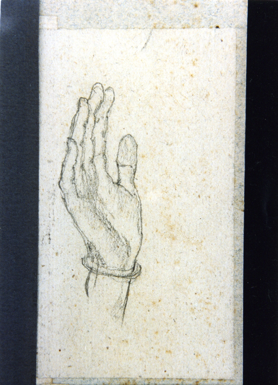 mano (disegno) di Vetri Paolo (sec. XIX)