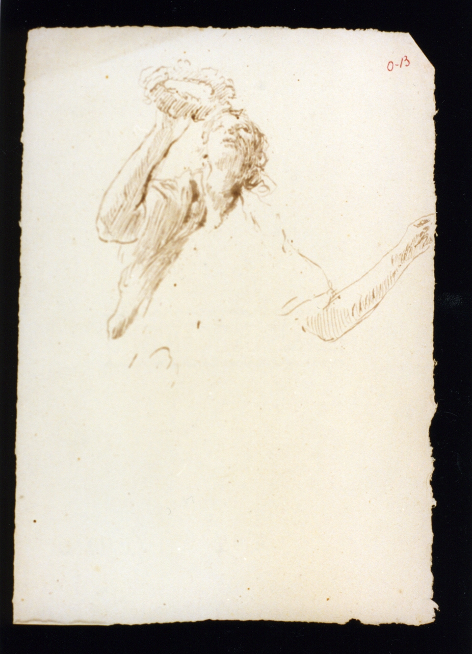 figura femminile (disegno) di Vetri Paolo (primo quarto sec. XX)