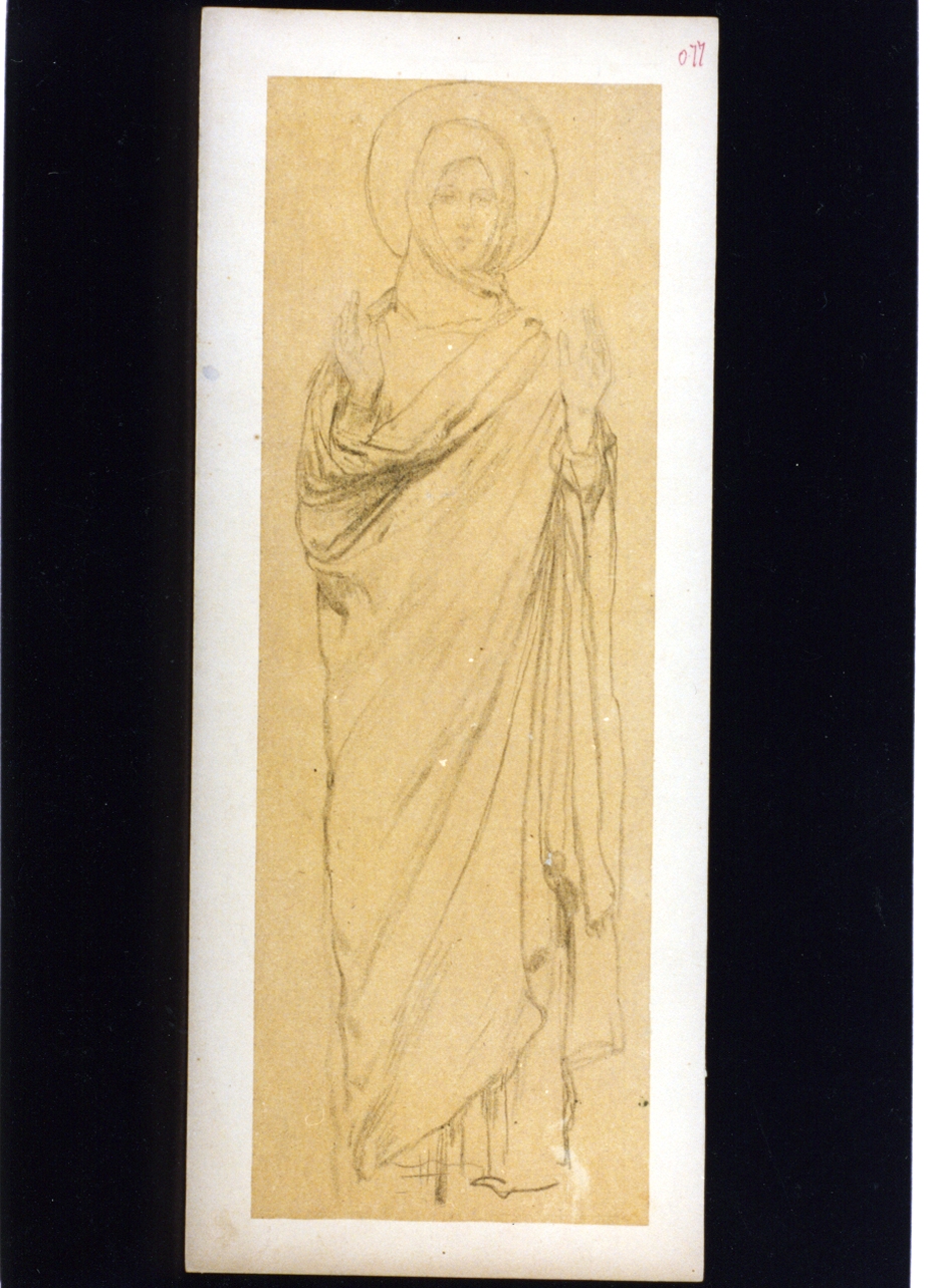 figura femminile (disegno) di Vetri Paolo (secc. XIX/ XX)