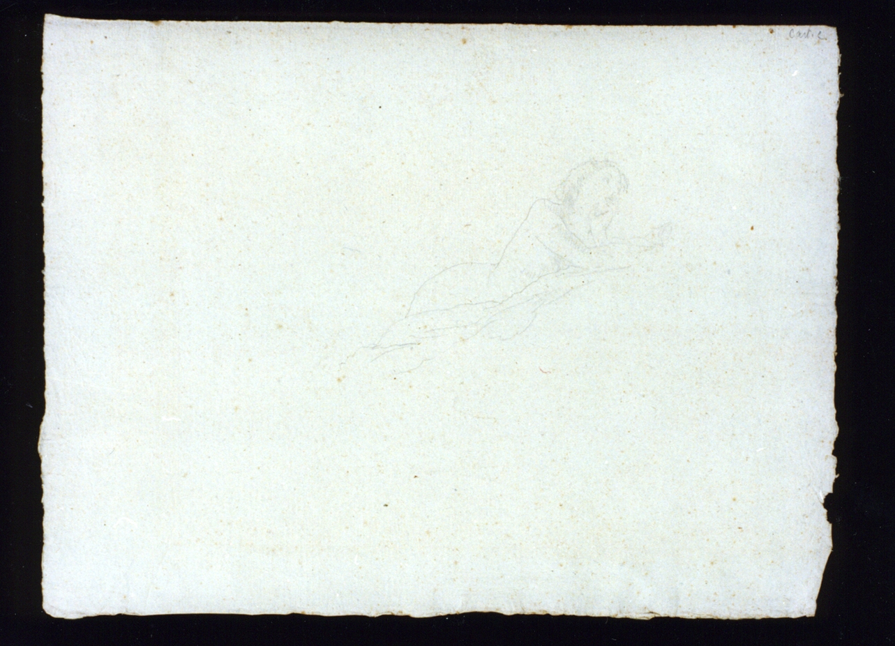 figura femminile (disegno) di Vetri Paolo (secc. XIX/ XX)
