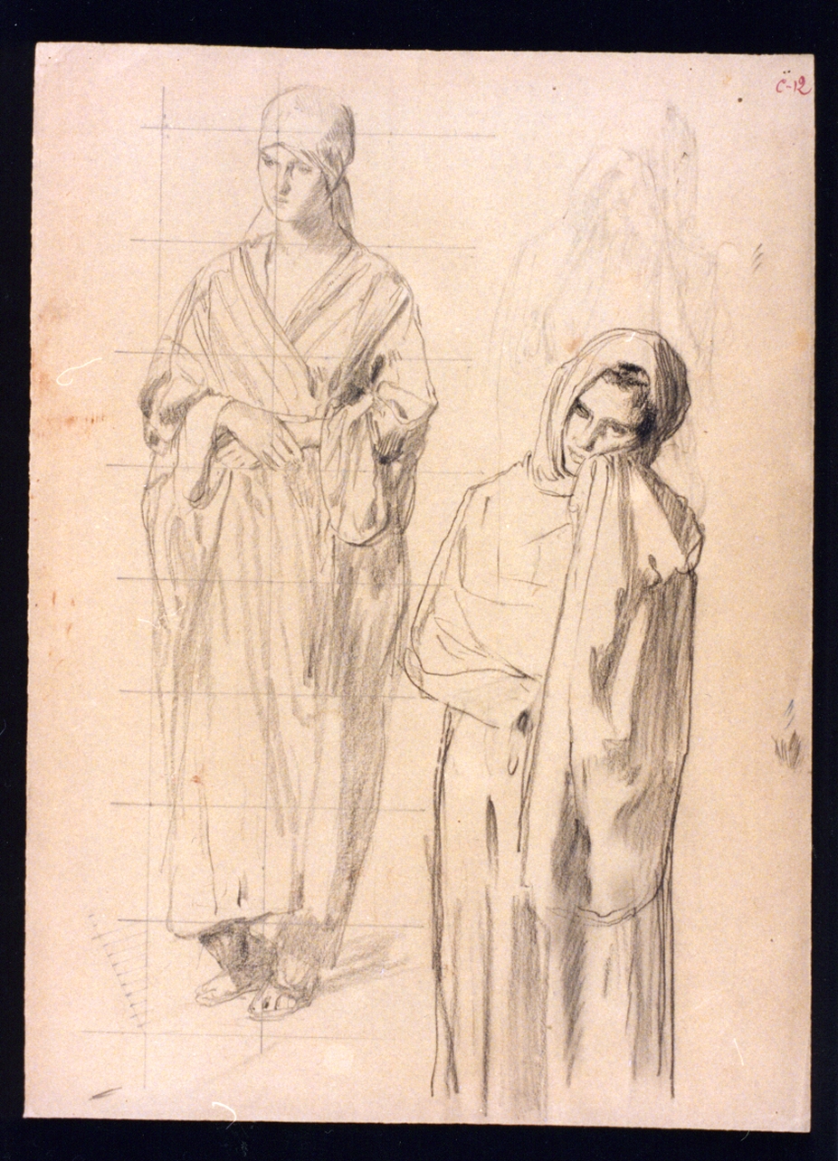 studio di figure (disegno) di Vetri Paolo (secc. XIX/ XX)