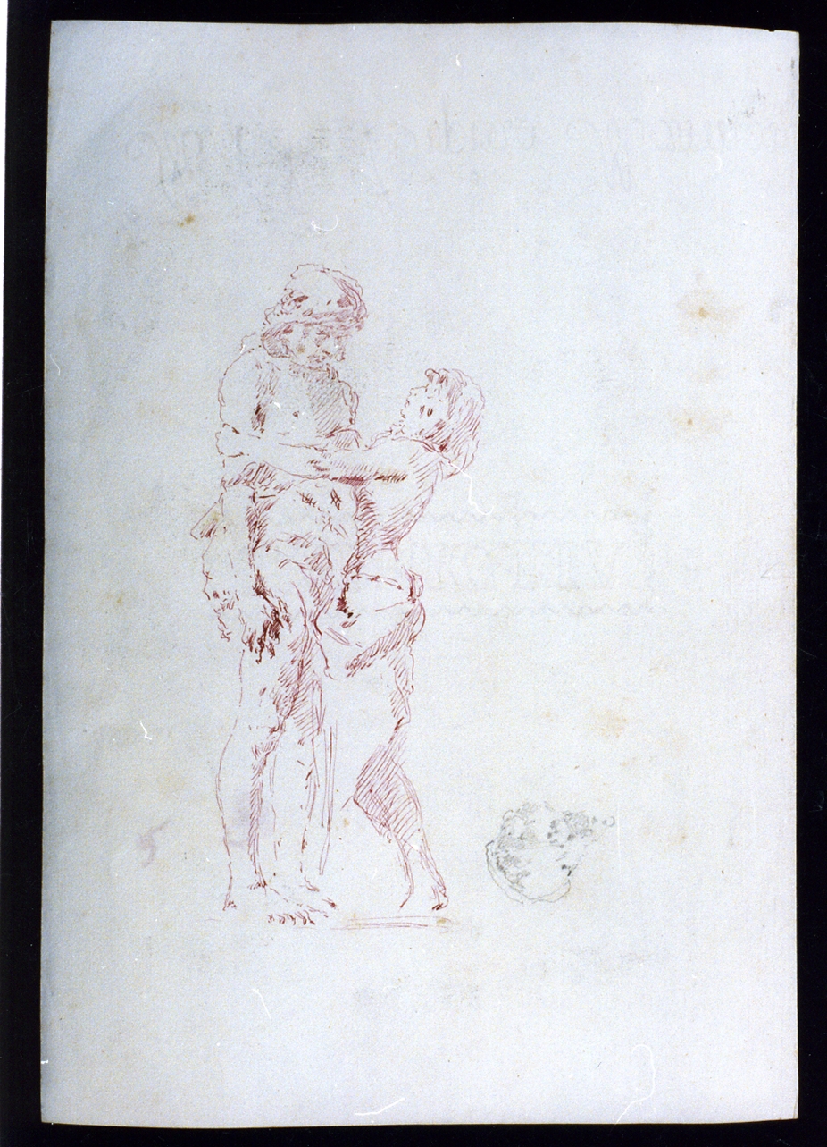 studio di figure (disegno) di Vetri Paolo (secc. XIX/ XX)