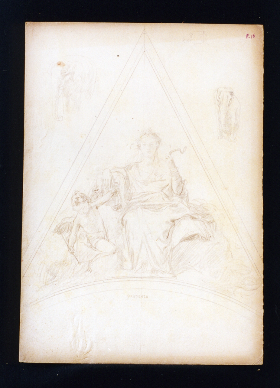 figura allegorica (disegno) di Vetri Paolo (fine/inizio secc. XIX/ XX)