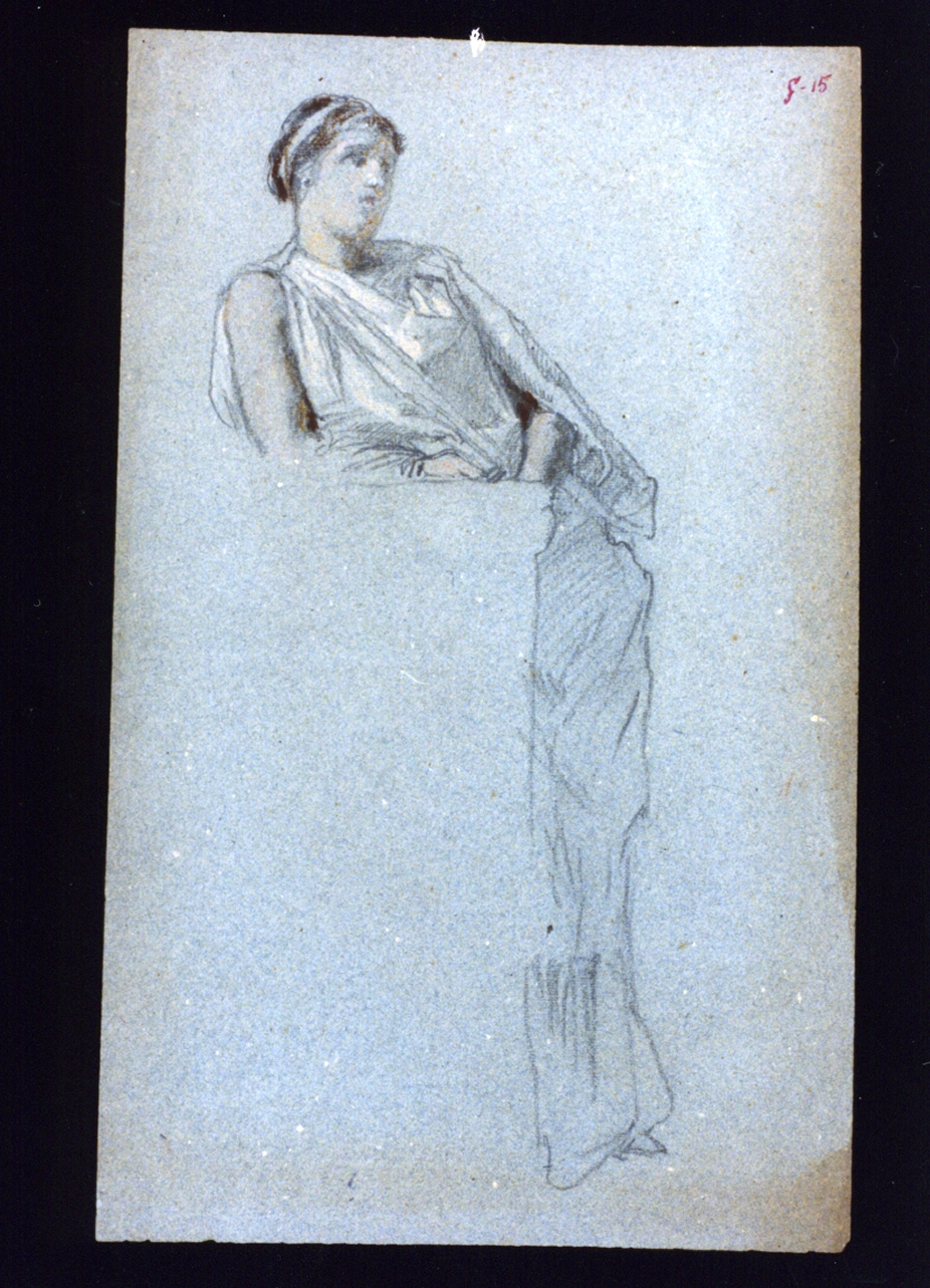 studio di figura classica (disegno) di Vetri Paolo (fine/inizio secc. XIX/ XX)