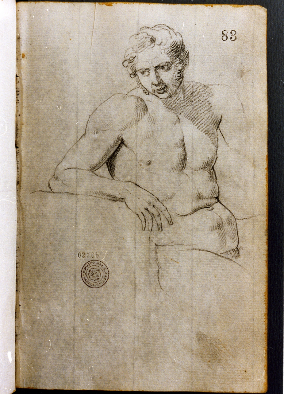 figura maschile (disegno) di Cammarano Giuseppe (secc. XVIII/ XIX)